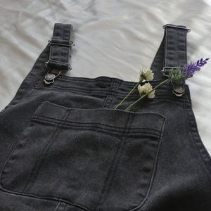 Black Overall Dress
